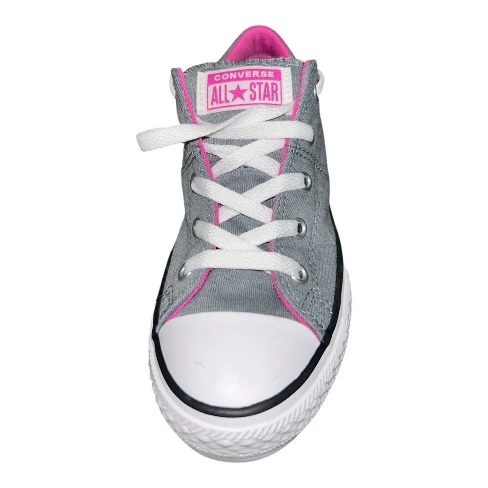 Converse CTAS Madison magenta pink grey like new Size 2 youth beautiful